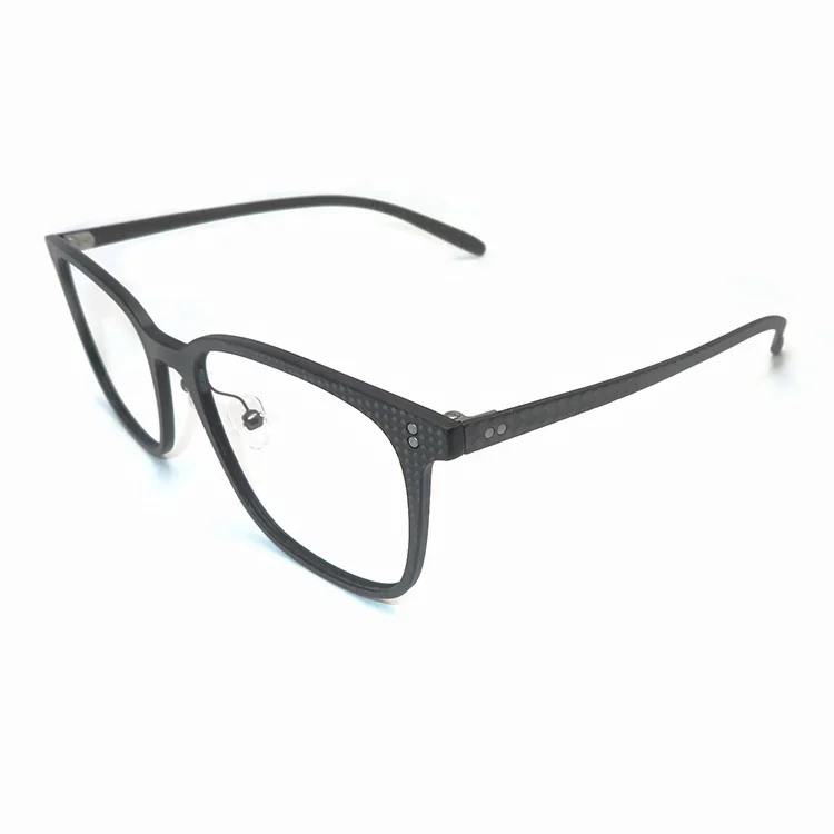 

Quality black carbon fiber frame eyeglasses anti blue blocking glasses