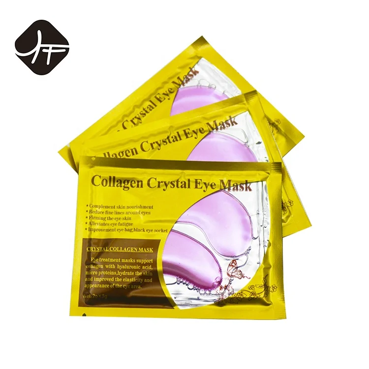 

Wholesale Anti aging vegan Eye Mask Korean Dark Circle Wrinkles Collagen Masks vegan Pink Eye mask