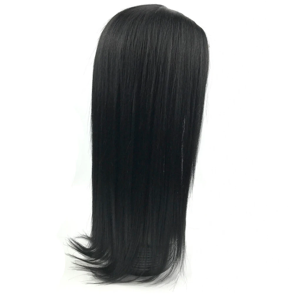 

Adorable animal mixed synthetic hair 4*4 lace wig,straight natural blend hair lace wigs