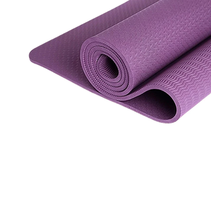 

Acceptable custom patterned light weight super grippy comfortable foldable travel tpe yoga mat, 7 color