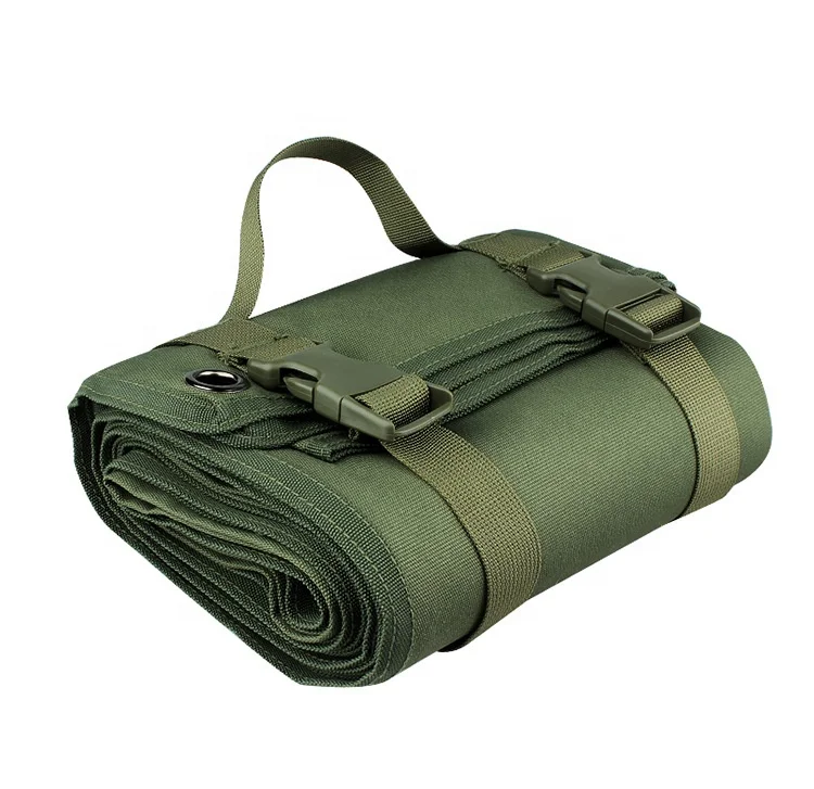 

1000D Nylon Non-slip Waterproof Picnicn Blanket Hunting Accessories Rifle Cleaning Mat Tactical Shooting Mat Roll Up Camping Mat
