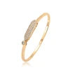52411 xuping luxury gold bangle 18k plated gold with bottle shaped fashion ladies bangles