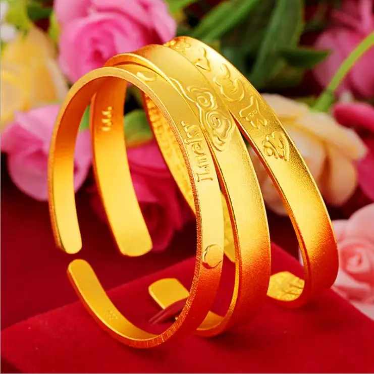 

fashion wedding opening bracelet Gold plated bracelet star women bracelet 24k gold bangle Free shipping party jewelry