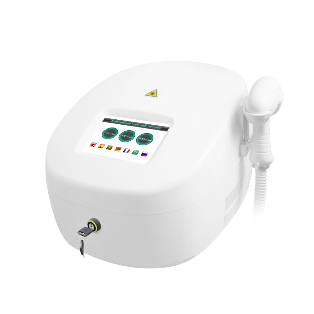 

755 808 1064 diode laser hair depilation 3 wavelength laser