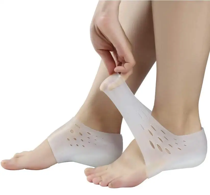 

Invisible Height Increase Gel Sleeves Silicone Heel Socks Invisible Heel Protector for Women Silicone