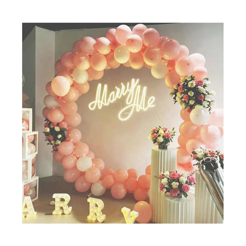 Custom Logo Marry Me Led Neon Sign Light For Christmas Birthday Party Wedding Indoor Outdoor