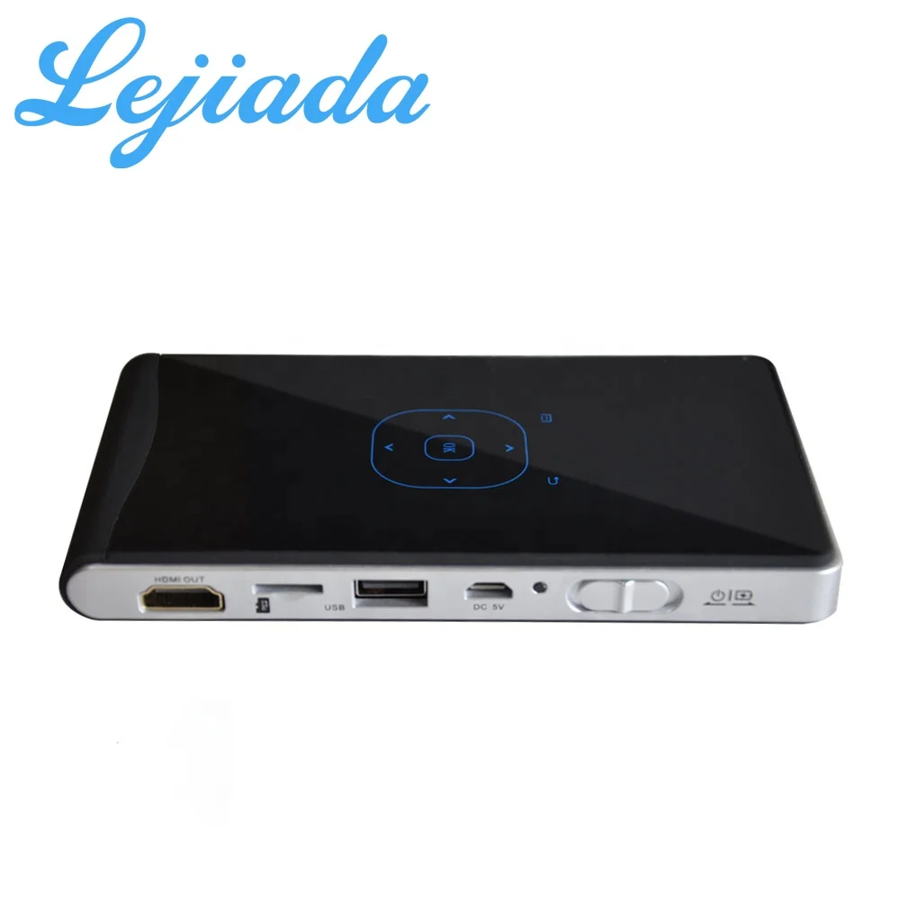 

Popular mini phone cube shape with battery rechargeable pocket DLP projector