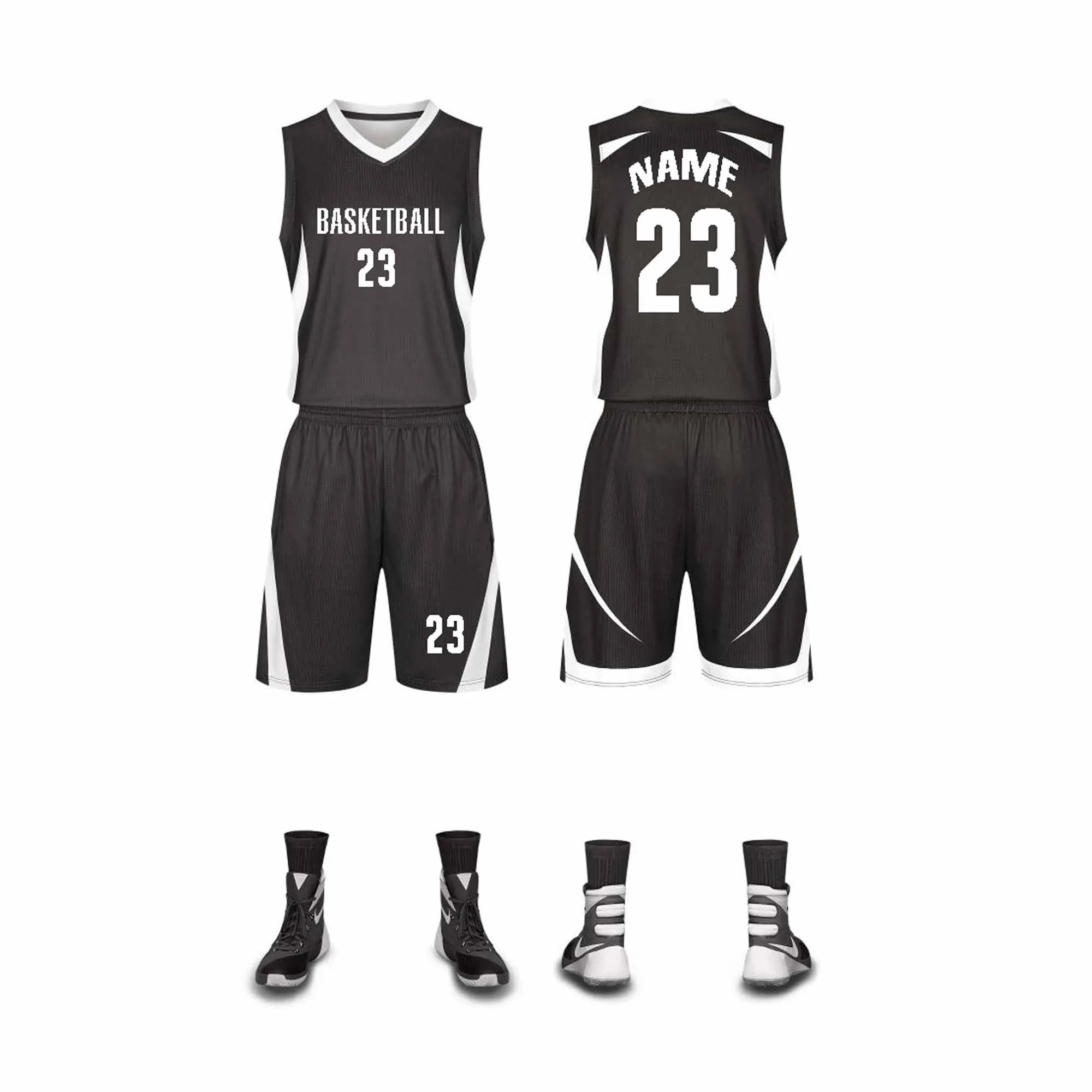 

Wholesale Top quality American Basketball Jerseys Custom Breathable Basketball Uniform Sets With Number