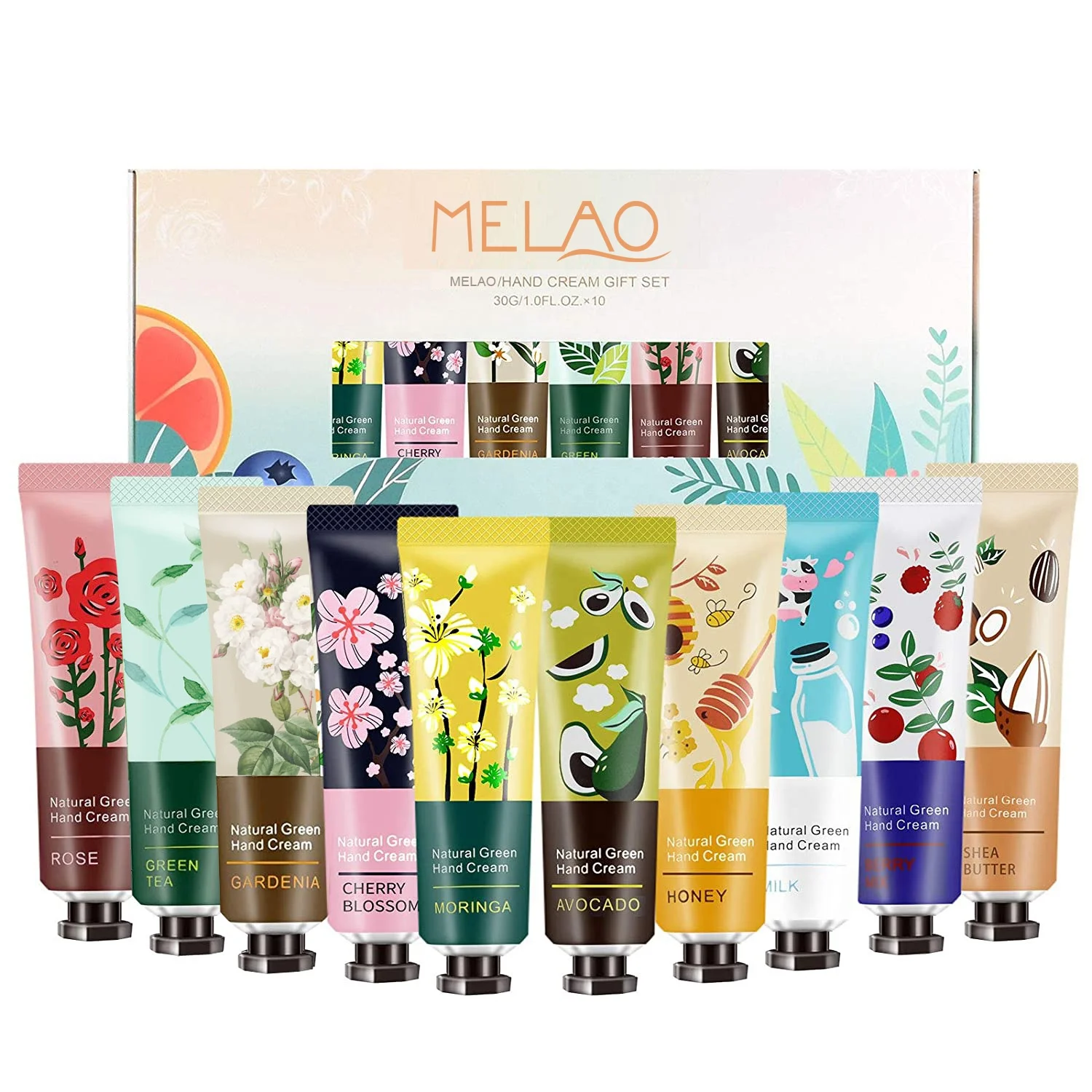 

Custom Private Label Mini Natural Organic hand cream Whitening Moisturizing Herbal Perfume Hand Cream Lotion Gift Set