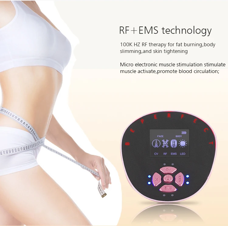 

Portable Led EMS RF Ultrasonic Body Slimming Device Beauty Personal Care Health Medical Home Use Ultrasonic Body Slimming