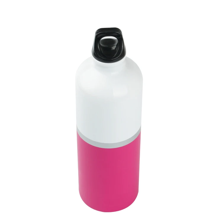 

2019 popular design Portable Promotion Water bottle Custom Branding Aluminum Sports drinking Water Bottle with carabiner, Picture shows