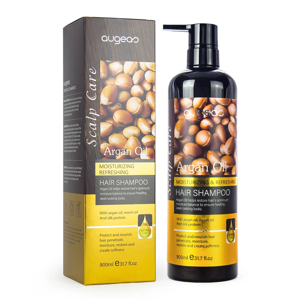 

Wholesale manufacturer hair argan labels curly growth organic argan oil shampoo