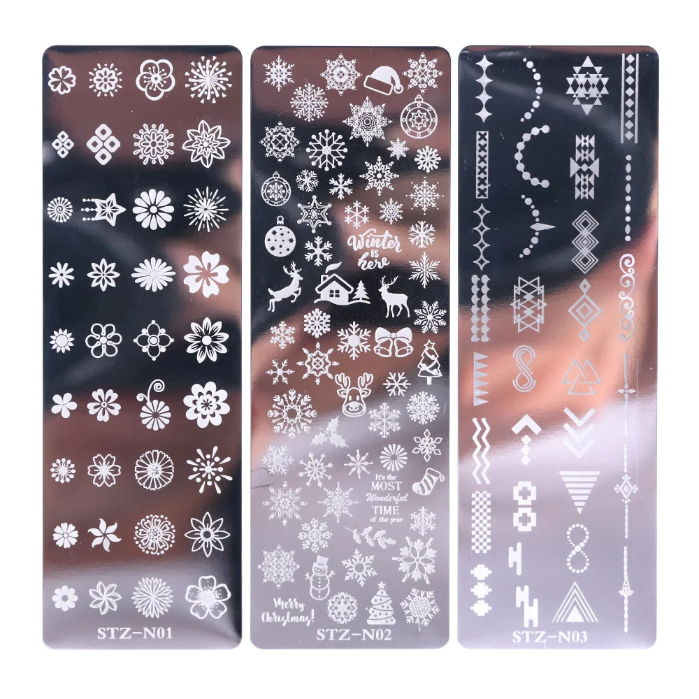 Hot Selling Rectangle Stamping Plate Stamping Image Plate Nail Art Stamp Plate