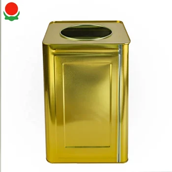 Empty Square Metal Tin Can Olive Oil - Buy Tin Can Metal,Tin Can Oil ...