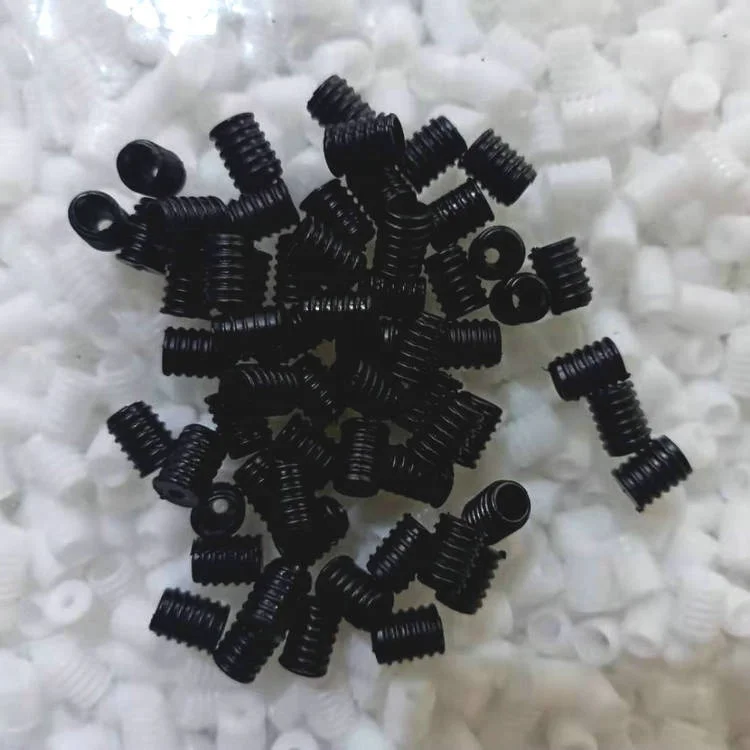 
1000Pcs Packed ForDisposable Black White Face Masking Adjustment Buckle Elastic Rope Rubber Cord Adjuster Elastic Stopper Lock 