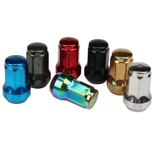 Conical Wheel Lug Nuts / Chrome Mag Hex Lug Nut M12 1.5 41mm Tall