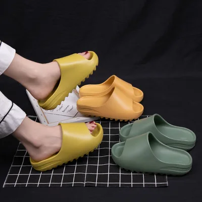 

2021 Hot Selling Yezzy Slides Custom Indoor House Slippers Unisex Colorful Yezzy Slipper Slide Yezzy Foam Runner