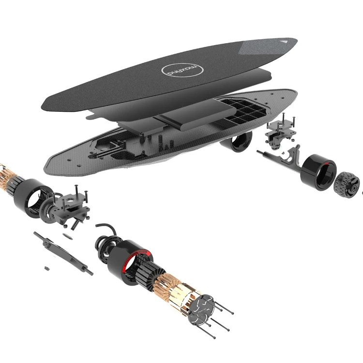 

1200W Max 2 Pro HUB Motor Powerful Boosted Skateboard Electric Skateboard With 90mm wheels
