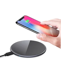 

15W 2.5D tempered glass fast QI wireless charger for Huawei For iphone For Samsung smart phone wireless charger pad