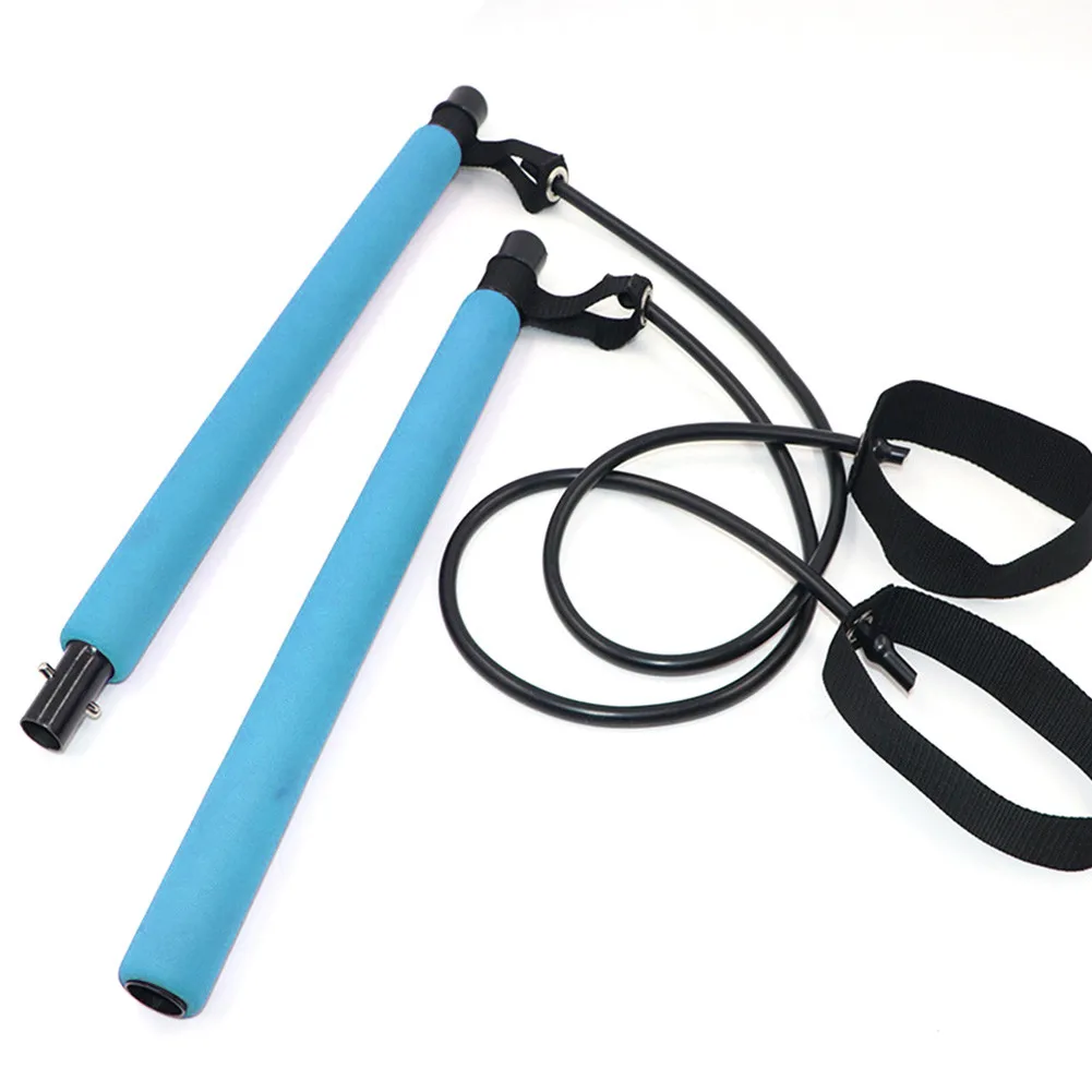 

Body Workout Stick Custom Trainer Kit Pilates Bar, Pink/purple