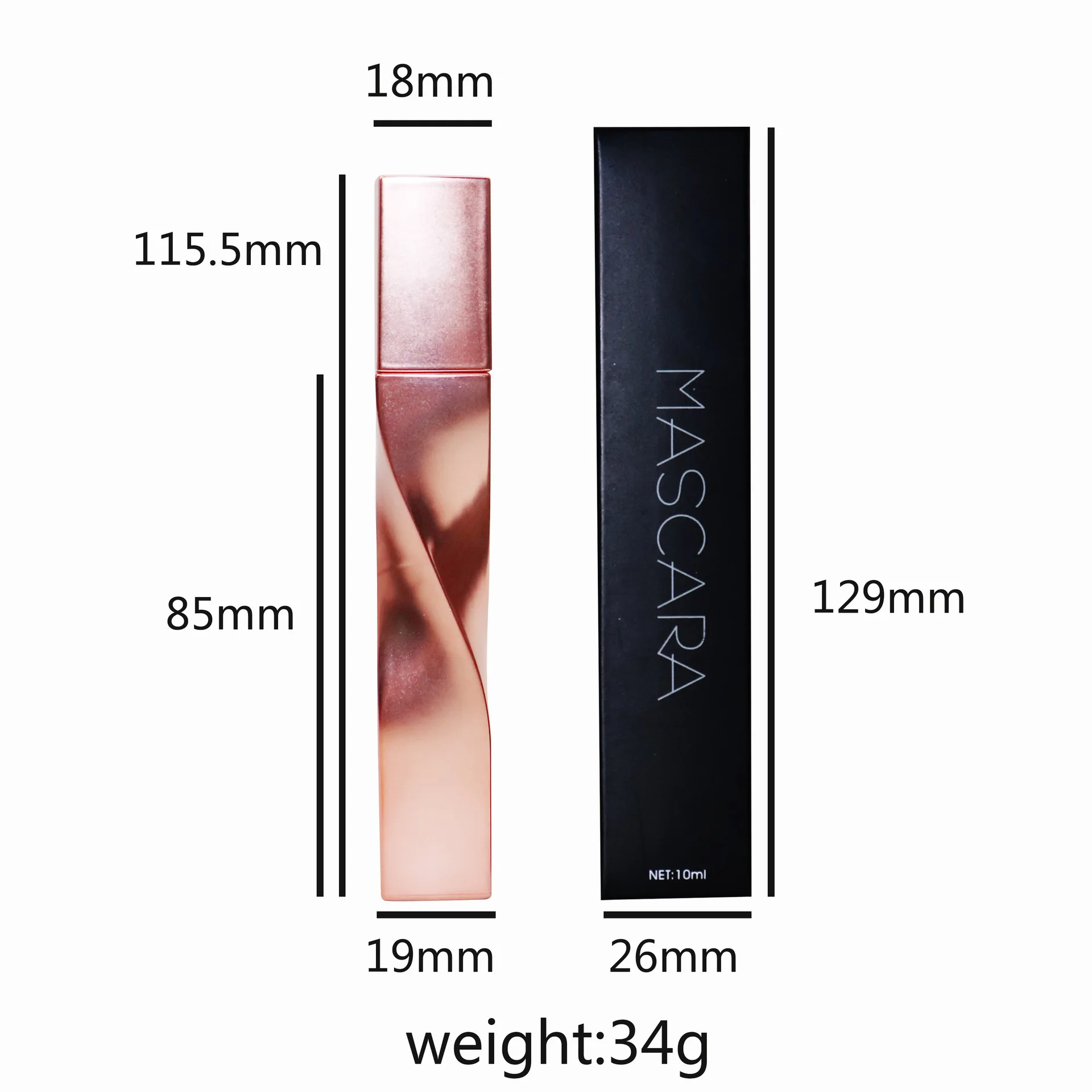 

Wholesale Organic Custom Vegan Facial Private Label Wands Mascara Waterproof with Nice Tubes Your Logo