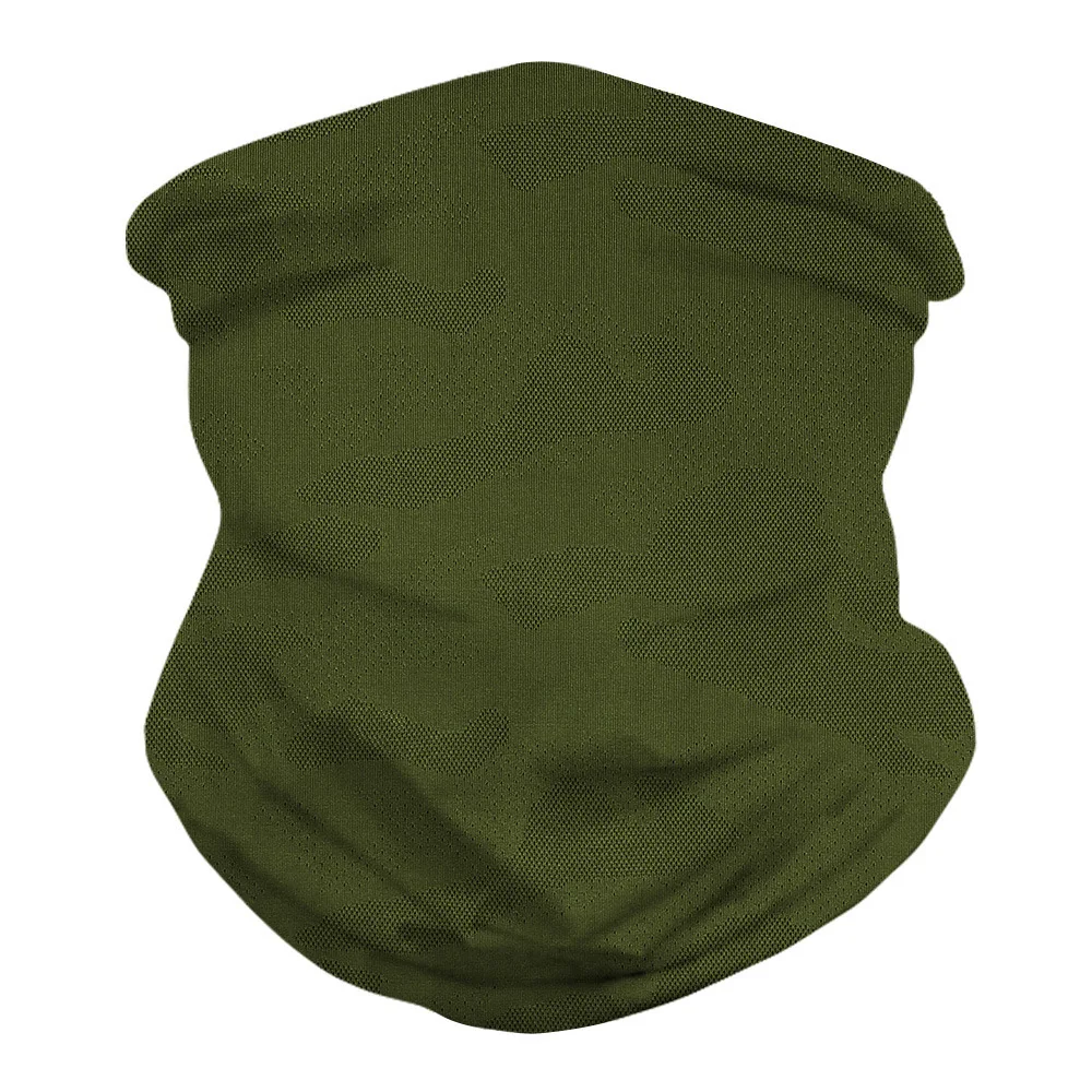 

Sports Mask Army green camouflage jacquard thousand bird pattern outdoor sunscreen breathable soft riding mask magic HeadbandSk