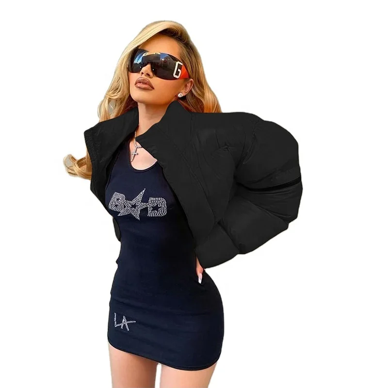 

2021 new arrivals fall autunm winter fashion cardigan thickened long sleeve zipper cotton casual coat women clothes clothing, Black/orange/blue