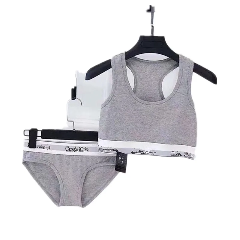 

Women Morden Cotton Bralette Sports Yoga Bras and panty Sets