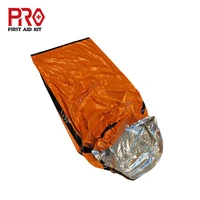 

Lightweight thermal bivvy sack bag portable safety orange emergency blanket military sleeping bag for camping