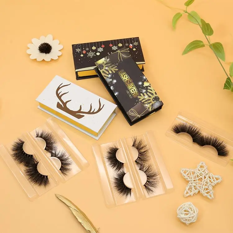 

Wholesale Mink Eyelash Vendors 100% Handmade Mink Lashes Private Label Mink Eyelashes With Eyelash Packaging, Natural black or colorful