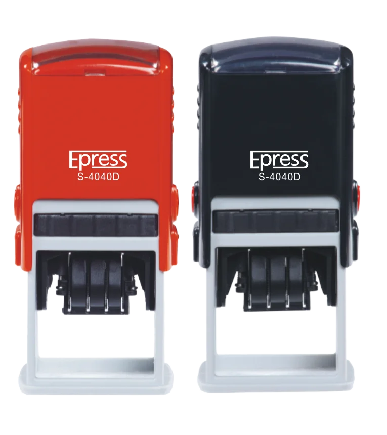 Square 40x40mm Date Self Inking Stamp,Automatic Numbering Self Inking