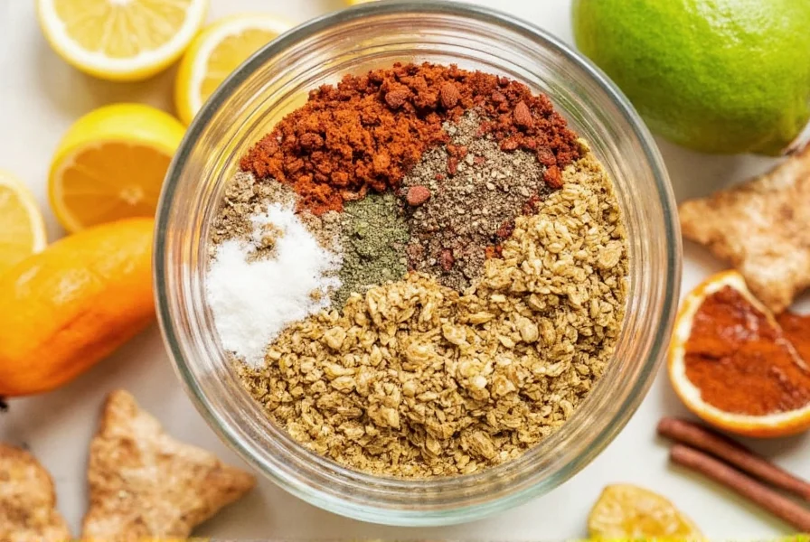 Spice jars with citrus extract