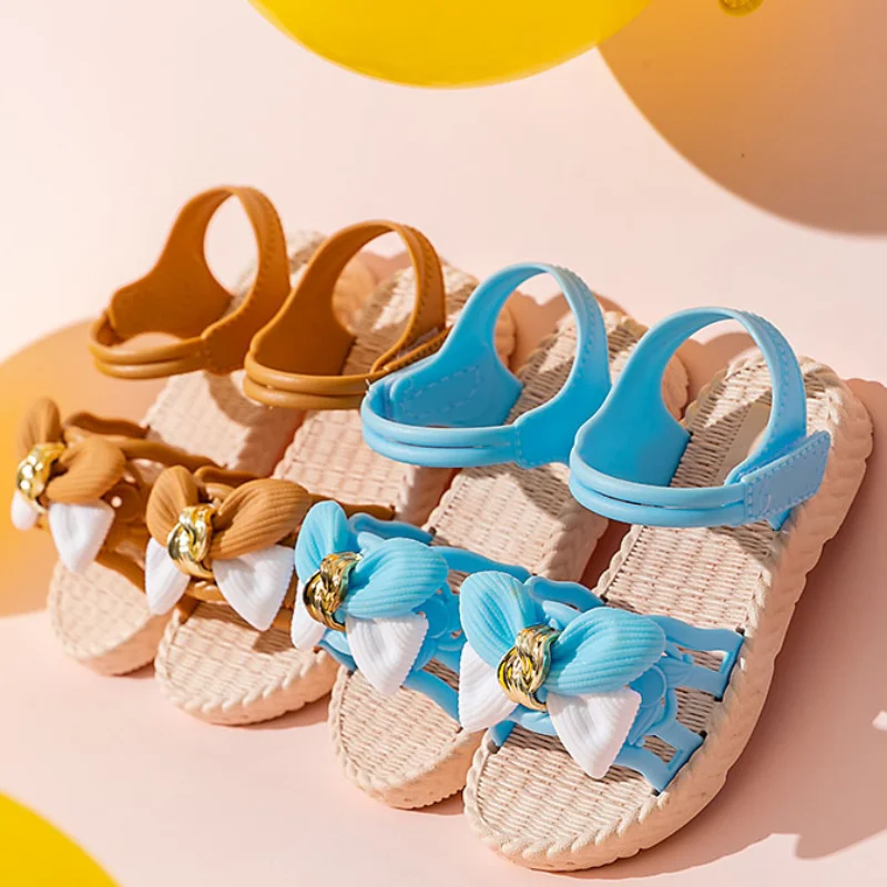 

Children's Sandals Summer Fashion Girl's Shoes Big Children's Beach Shoes Korean Version Girl's Soft Bottom Sandals