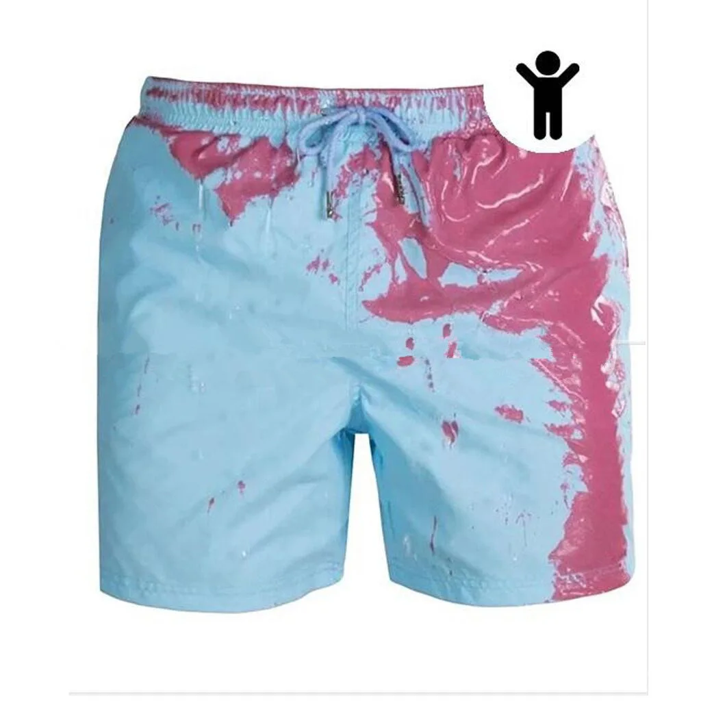 

Gesenda 2021 men's swimwear change color short color changing swim trunks swimwear