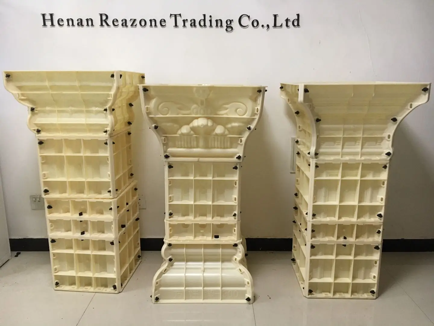 Decorative Roman Concrete Pillars Column Molds For Sale