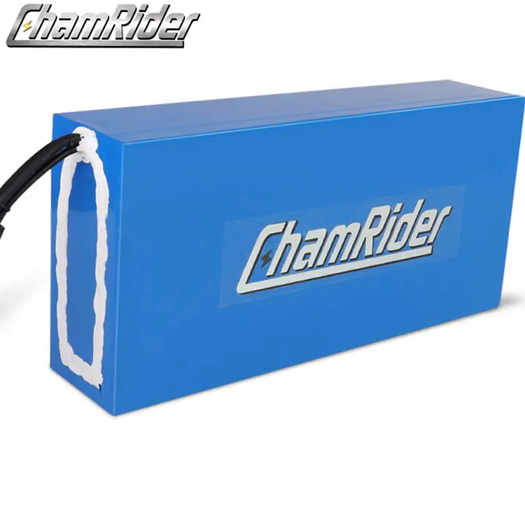 

ChamRider 36v 48V 52v Electric bicycle Battery 18650 Cells rechargeable Lithium ion 48v ebike battery pack