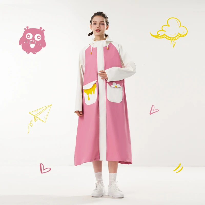 High Quality Fashionable Design Ladies Girls Raincoat Plus Size Women Outdoor Wind Windproof Coats