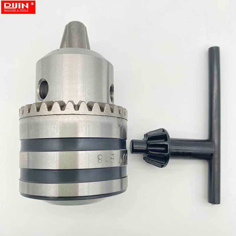 SANOU Brand Key Drill Chuck B10 B12 B16 With 6mm 10mm 13mm 16mm Light Duty Morse Cone Taper Arbor TailStock Chuck