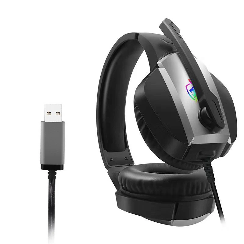 

A1 Virtual RGB 7.1 Surround Sound Gaming Headset Vibration Gaming Over Ear Headset 7.1 usb ps/4 Wired Headphone