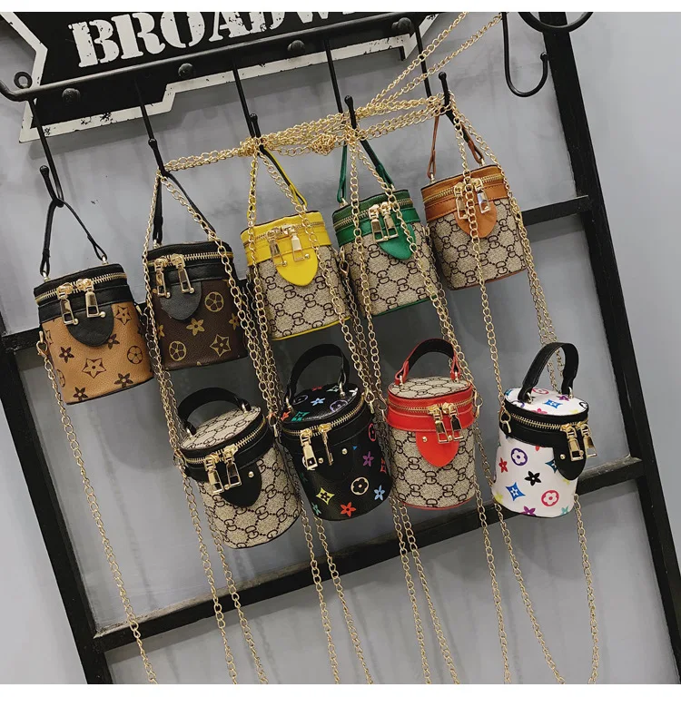 

Summer new kids women's handbags Korean chain Shoulder Bag Girl's fashion Messenger Bag, 9 colors