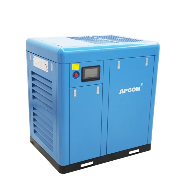 2020 APCOM PM Frequency China Brand Screw Air Compressor