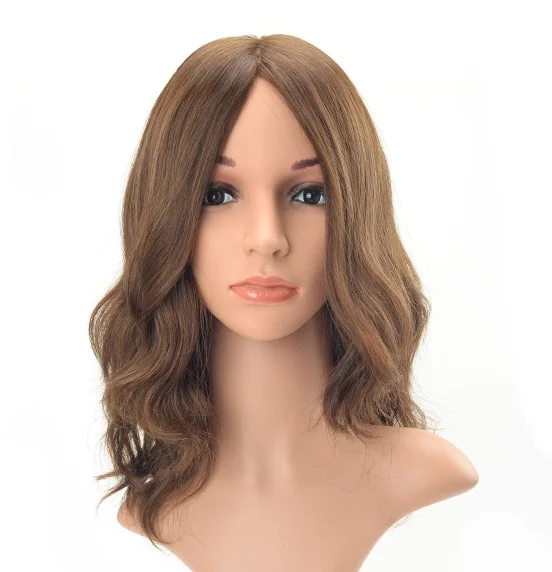 

raw hair hand tied and injection natural black brown blonde silk base hair topper women toupee can be dyed