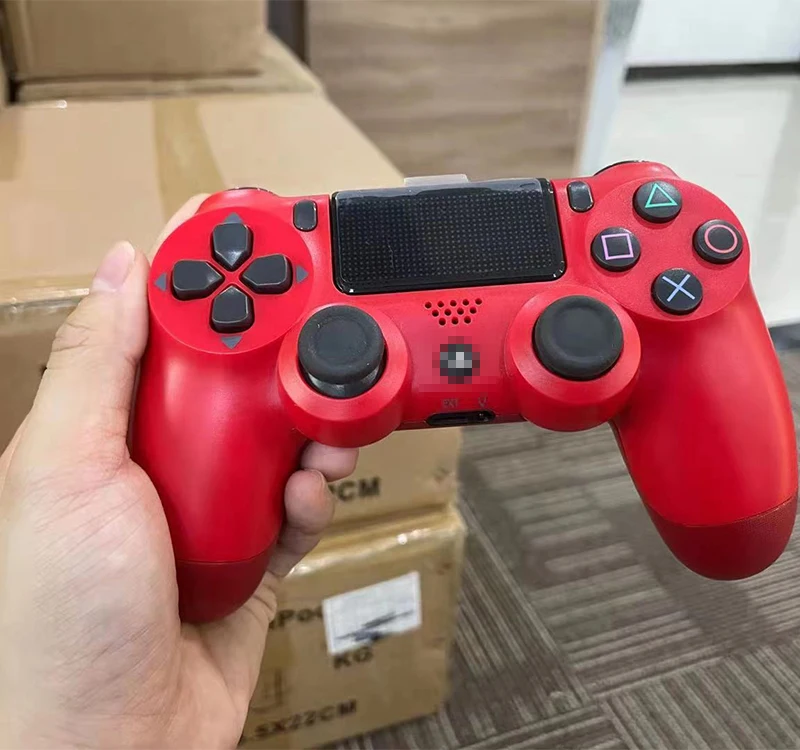 

2021 Hot Sale PS4 Game Controller Wireless Joystick Original PS4 Controller Wireless Fit for PS4 Wireless Controller, Black,red,black+red