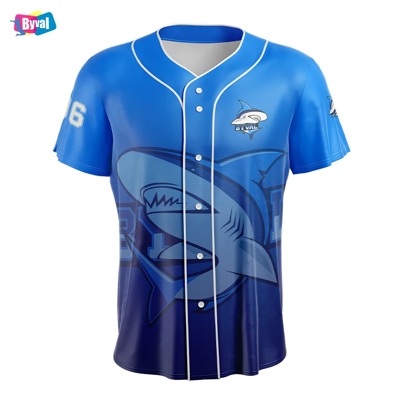 

Mens Polyester Short Sleeve Baseball Shirt Outdoor High Quality V-Neck Running Tshirt Custom Sublimation Tshirt, Any color is ok