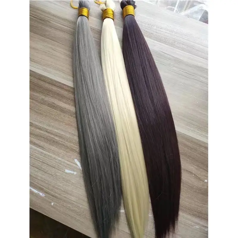 Ombre Blond Pre stretched Braiding Hair Extensions