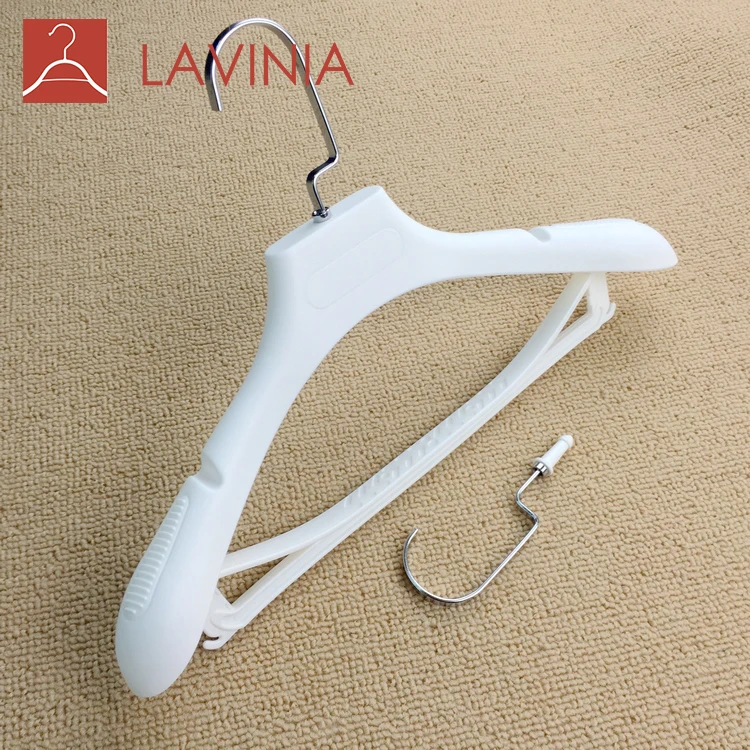 

Adult High craftsmanship clothing plastic rails can hang pants hangers trousers clip four-layer design hanger, Custom color