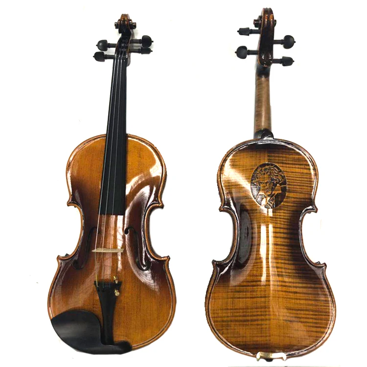 

Carving Beethoven's handmade Antique technology violin