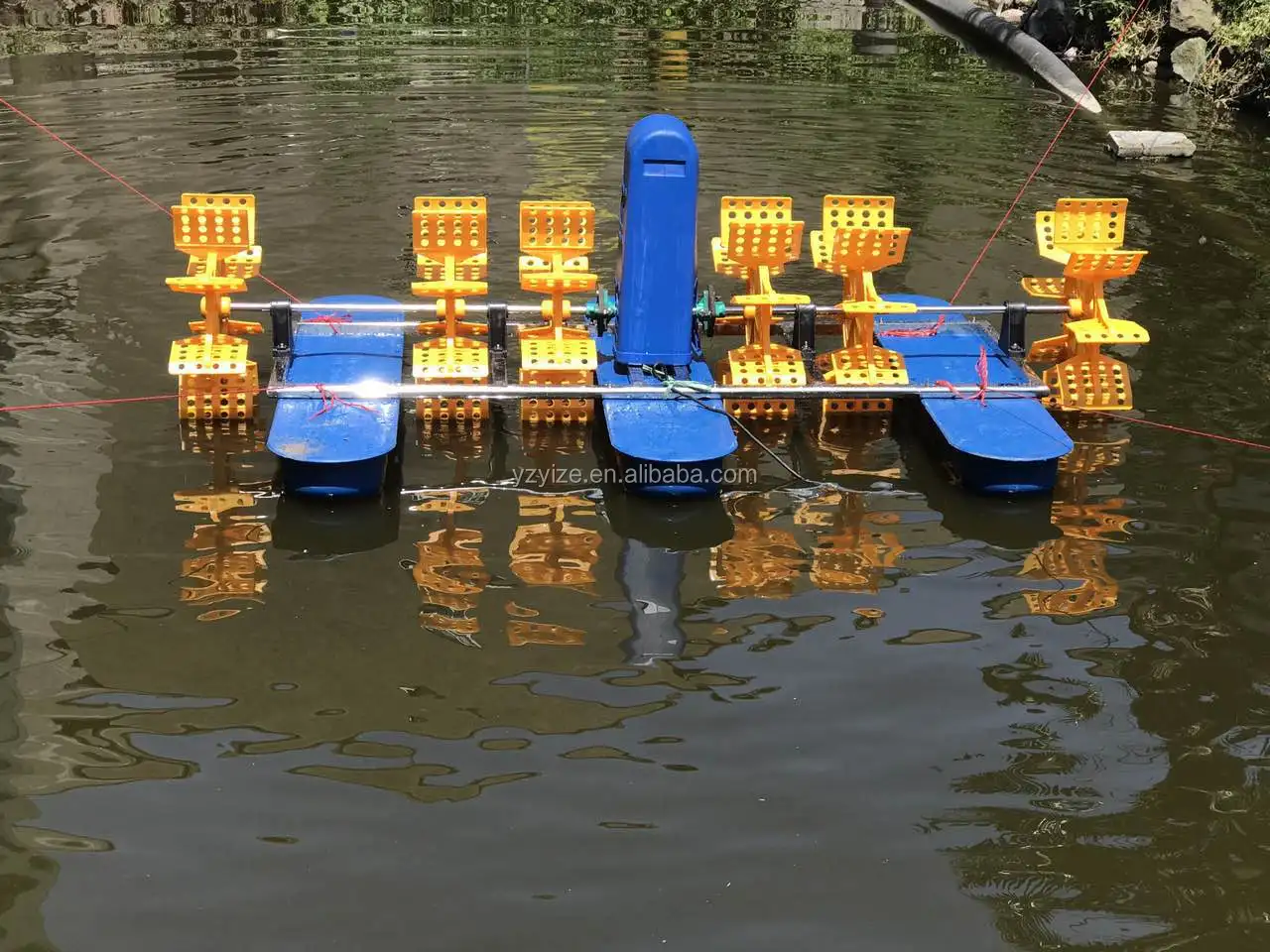 Automatic Shrimp Farming Aerator Paddle Wheel Fish Pond Aerator Price ...