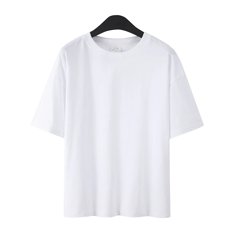 

Sell Well New Type Trendy Brand Large Size Round Neck Cotton Class Short-sleeved Plain Men's T-shirts