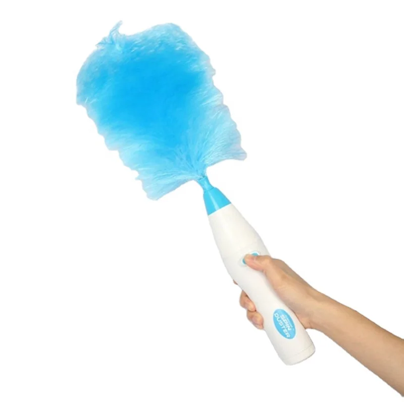 

Spin Duster Motorized Dust Wand, the Electric Duster That Removes Dust in A Single Spin, AA Battery Type